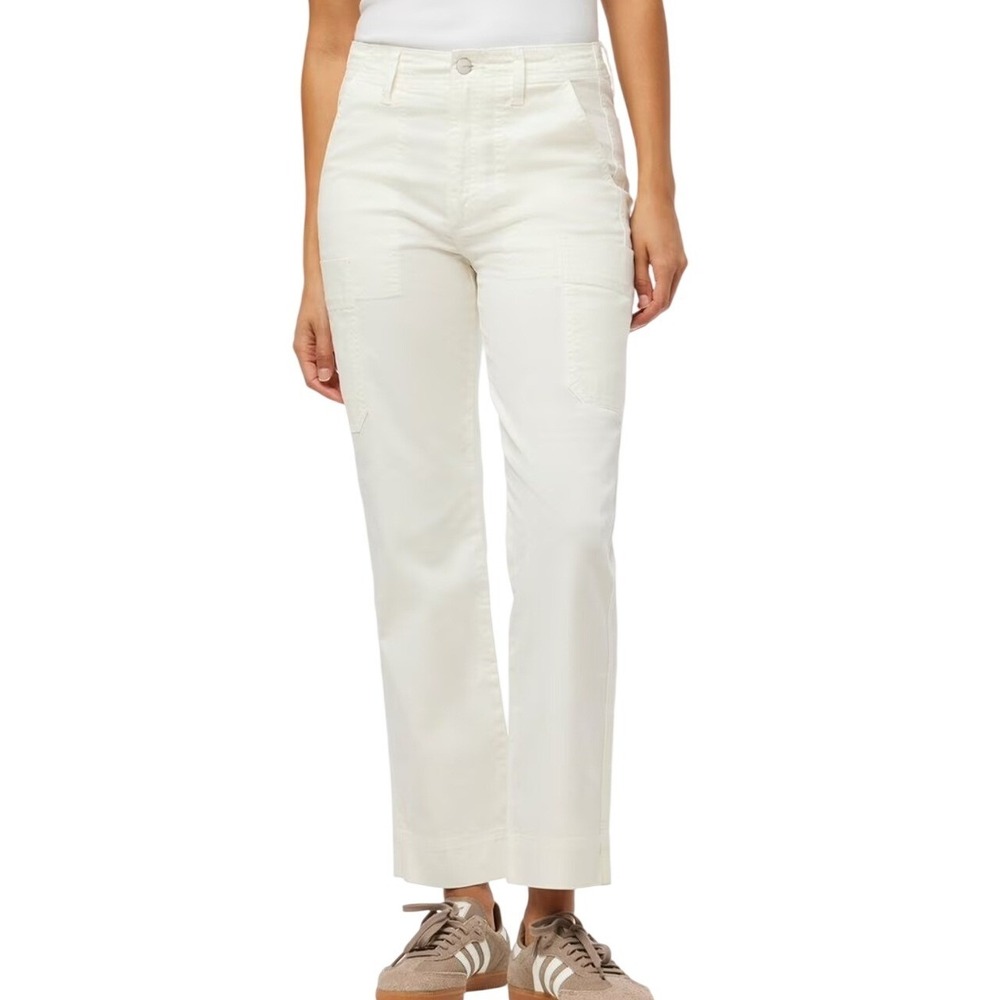 Joe's Jeans NWT The Utility High Rise Straight Leg Pants Milk Off White 31